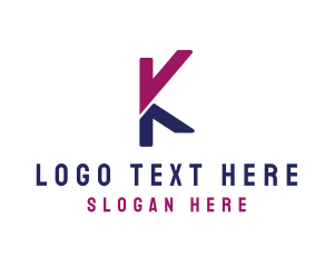 Gaming - Modern Generic Letter K logo design