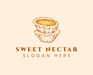 Dessert Egg Tart logo design