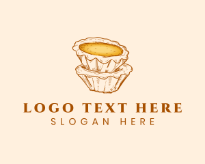 Dessert Egg Tart Logo