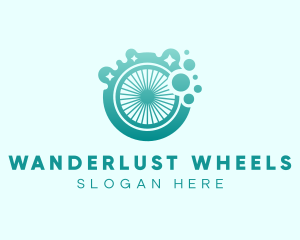 Car Wheel Wash logo design