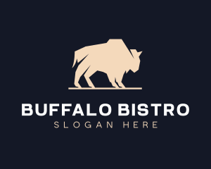 Buffalo - Bull Buffalo Steakhouse logo design