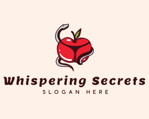 Intimate - Snake Apple Bikini logo design