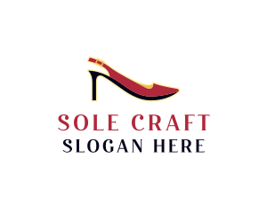 Shoemaking - Luxury Fashion Stilettos logo design