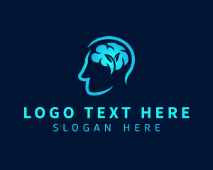 Knowledge - Human Brain Mental Wellness logo design