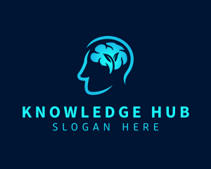 Human Brain Mental Wellness logo design