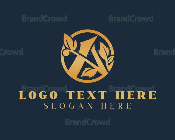 Luxury Ornament Letter A Logo