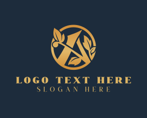 High End - Luxury Ornament Letter A logo design