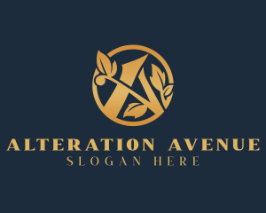 Luxury Ornament Letter A logo design