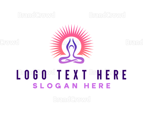 Yoga Health Wellness Logo