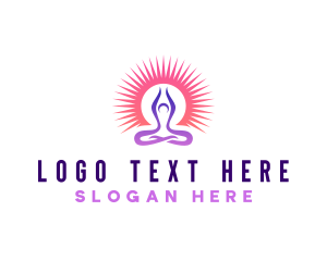 Yoga Health Wellness Logo