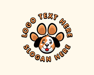 Dog Paw  Pet logo design