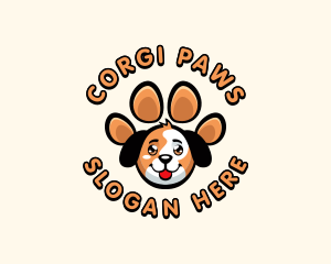 Dog Paw  Pet logo design