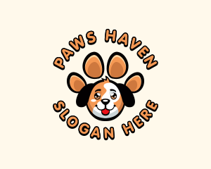 Dog Paw  Pet logo design