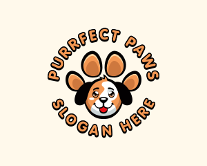 Dog Paw  Pet logo design