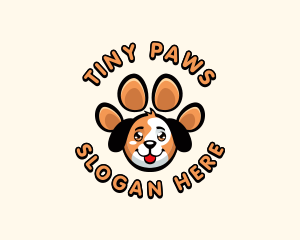 Dog Paw  Pet logo design