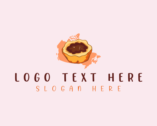 Map - Canadian Tart Dessert logo design