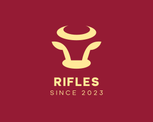 Animal - Minimalist Bull Horns logo design