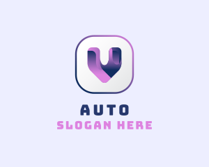 Tech App Letter V Logo