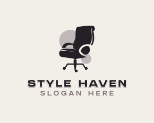 Furniture - Chair Furniture Decor logo design