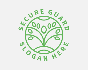 Organic Plant Nature Logo