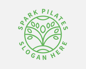 Organic Plant Nature Logo