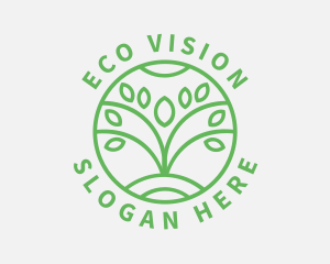 Organic Plant Nature logo design