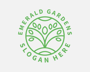 Organic Plant Nature logo design