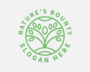 Organic Plant Nature logo design