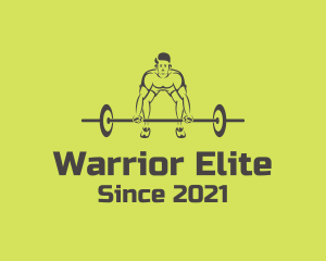 Sports - Power Lifter Man logo design