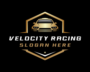 Premium Car Racing logo design