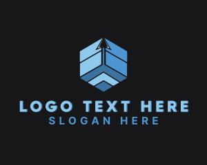 Cargo - Logistics Shipping Arrow logo design