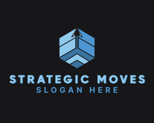 Logistics Shipping Arrow  logo design