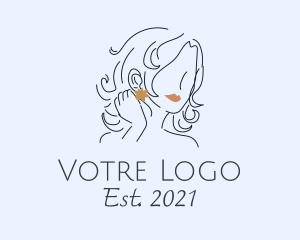 Makeup - Earring Stylist Boutique logo design