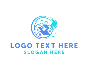 Cleaning - House Cleaning Property logo design