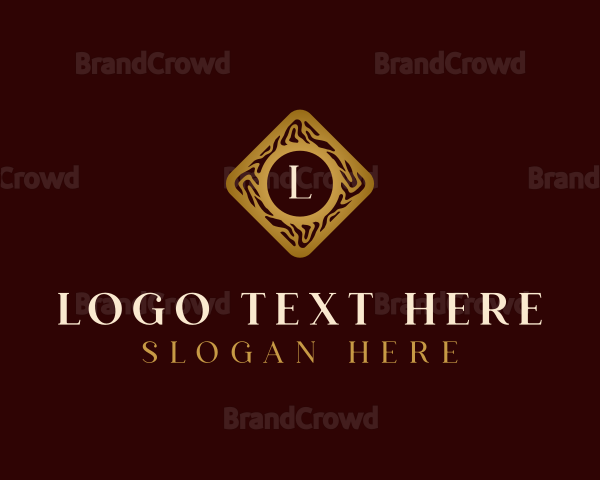 Luxury Wooden Craft Logo