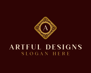 Luxury Wooden Craft logo design