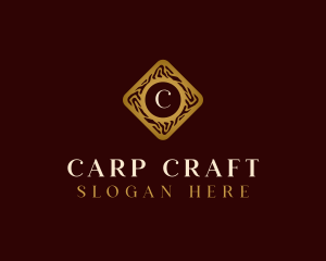 Luxury Wooden Craft logo design