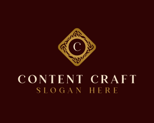 Luxury Wooden Craft logo design