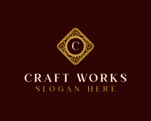 Luxury Wooden Craft logo design