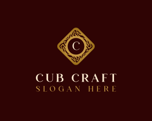 Luxury Wooden Craft logo design