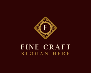 Luxury Wooden Craft logo design