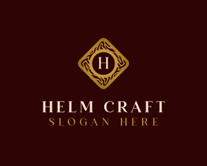 Luxury Wooden Craft logo design