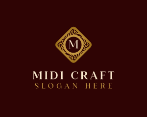 Luxury Wooden Craft logo design