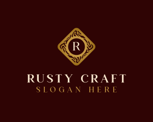 Luxury Wooden Craft logo design