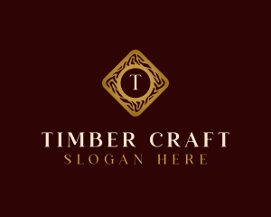 Wooden - Luxury Wooden Craft logo design