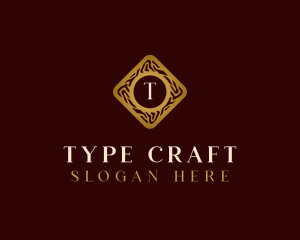 Luxury Wooden Craft logo design