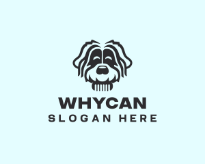 Veterinarian - Dog Grooming Comb logo design