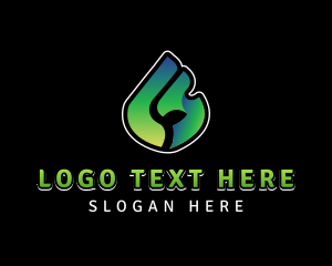 Modern - Tech Flame Gaming logo design