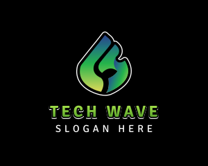 High Tech - Tech Flame Gaming logo design