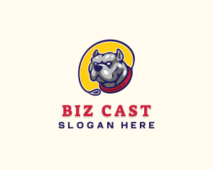 Shelter - Bulldog Pet Leash logo design